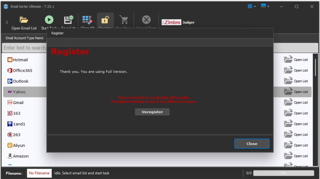 
Email Sorter Ultimate Pro