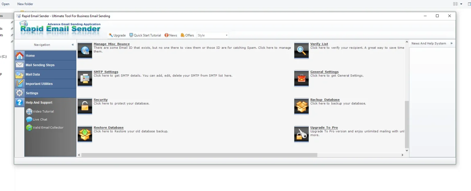 Rapid Email Sender Advance