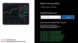 Bitcoin Mining Lottery Page