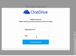 OneDrive Attached Page